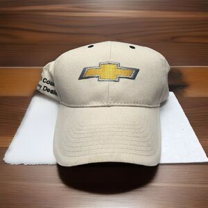 Chevrolet High Country Chevy Dealer Tan Baseball Hat Cap Adjustable Strap Bender